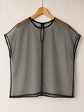 Camaieu Transparent Sleeveless Top