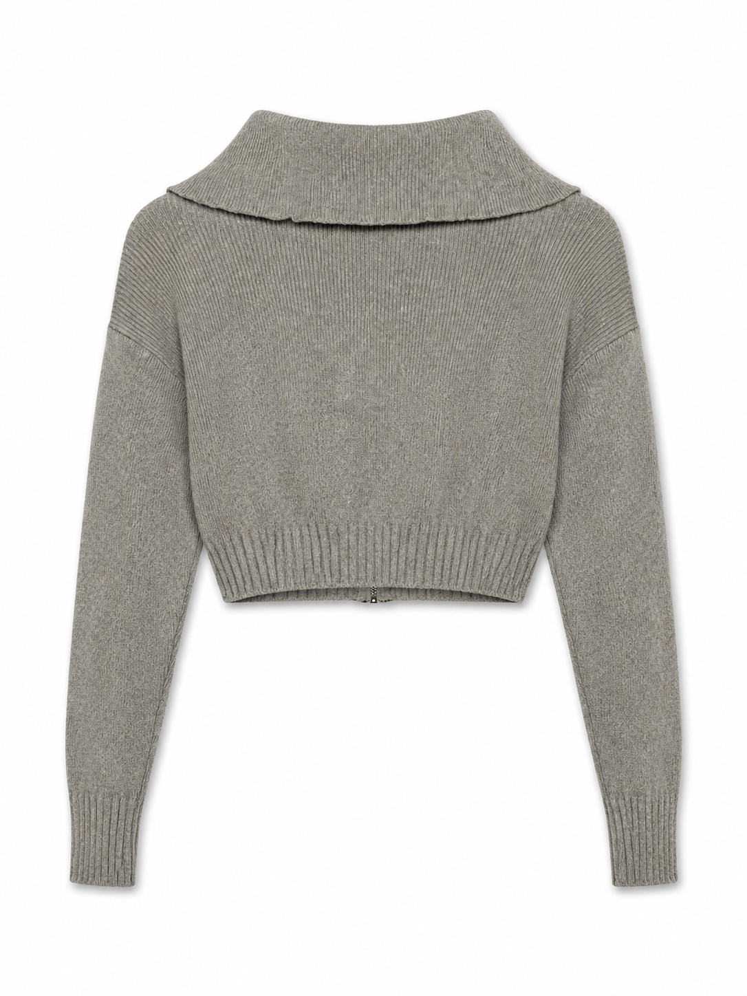 Pretty Little Thing Knitted Zip Up Cardigan