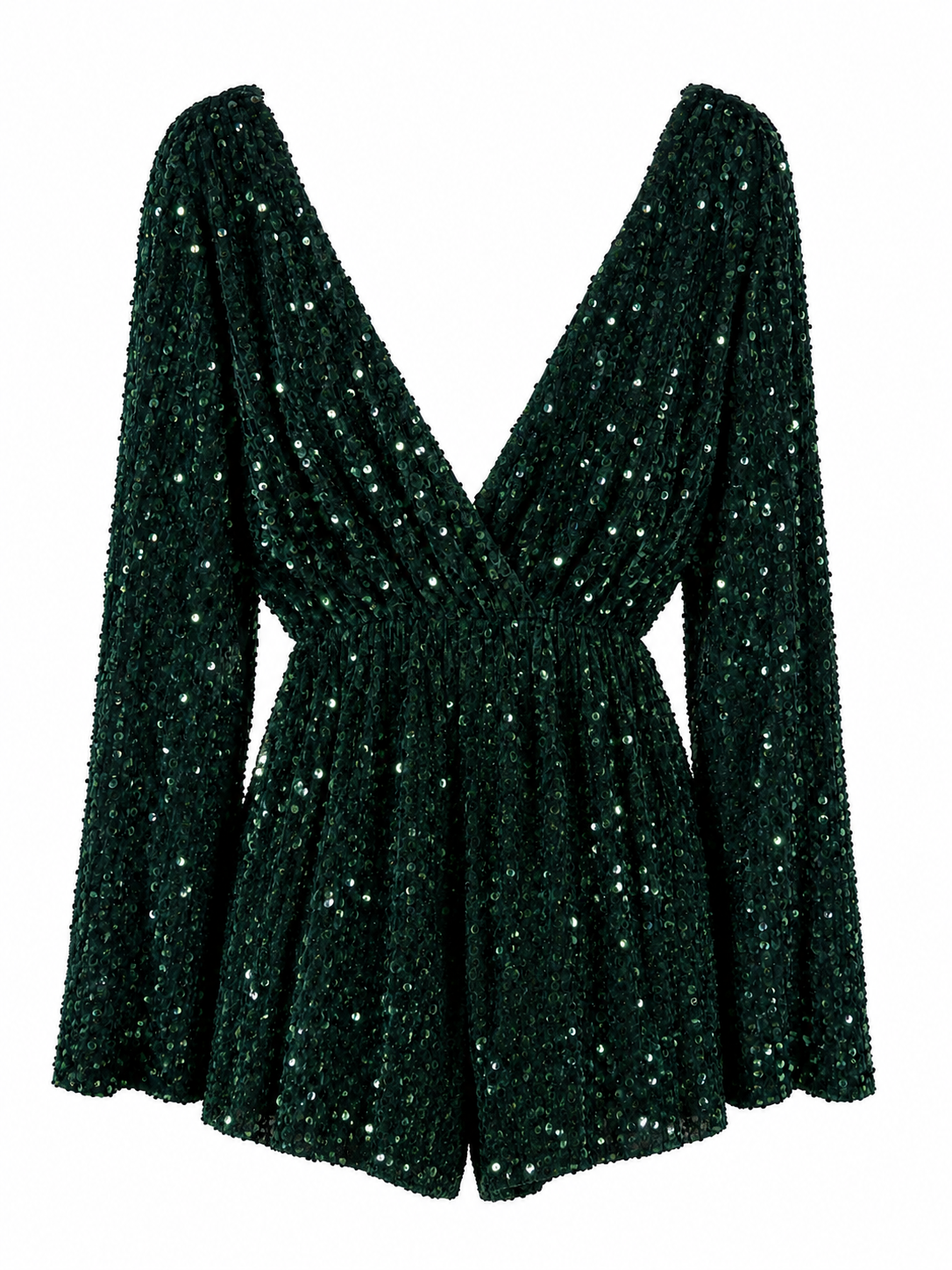 Boohoo Emerald Playsuit