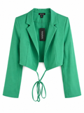 Boohoo Cropped Blazer