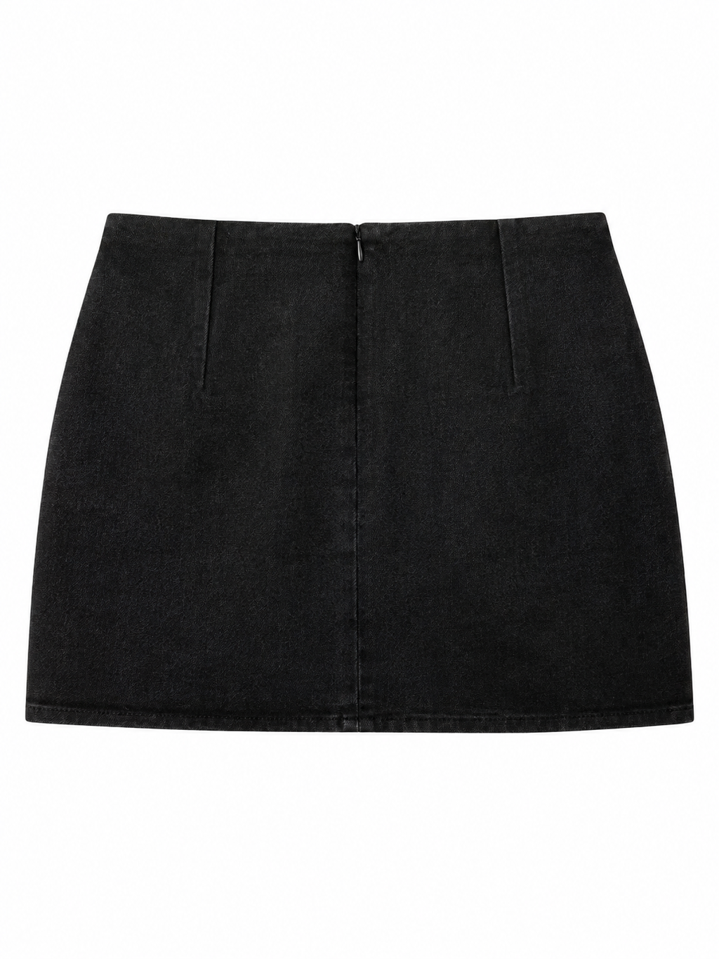 Pretty Little Thing Buckle Denim Mini Skirt