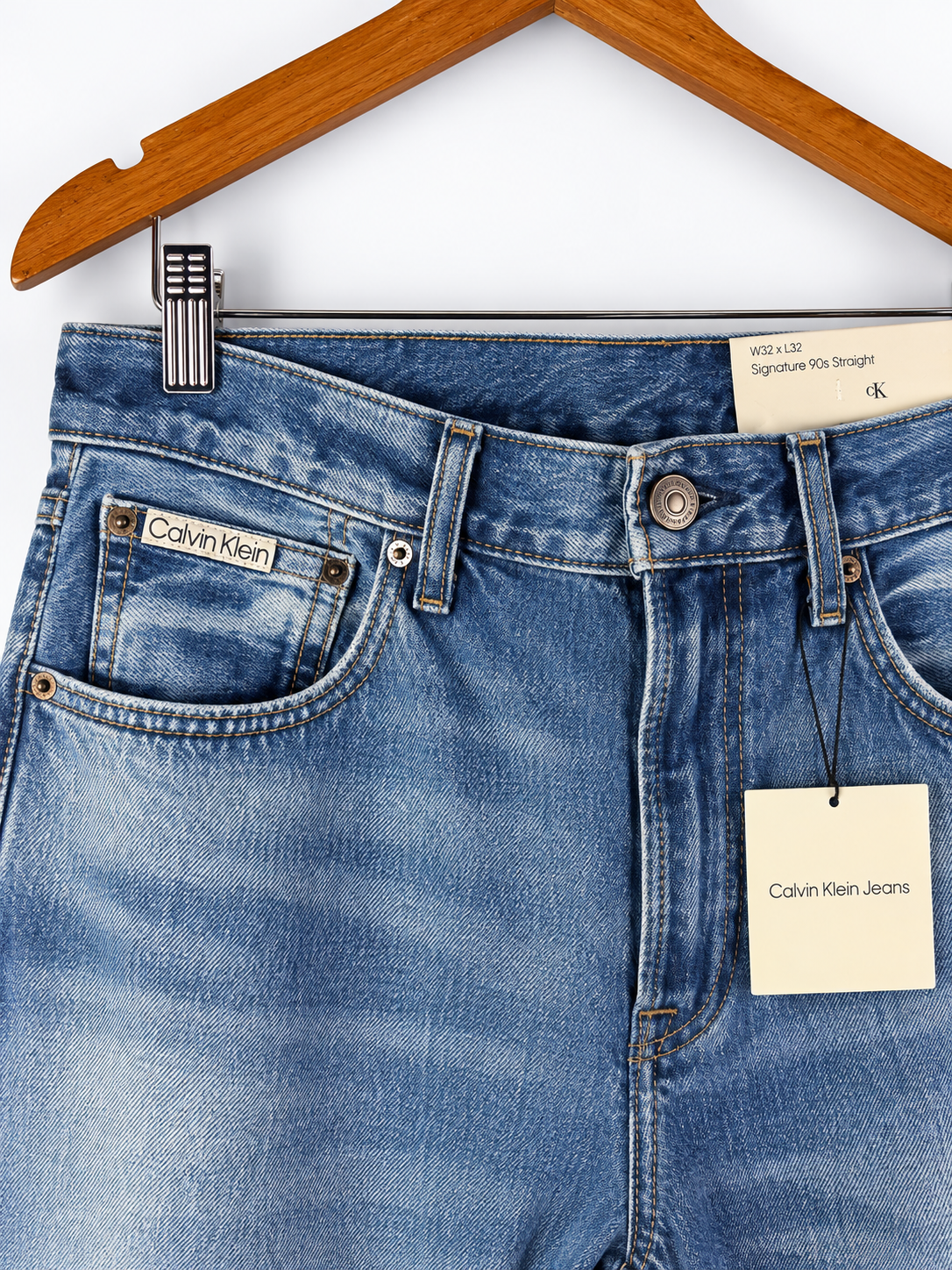 Calvin Klein Signature 90s Straight Jeans